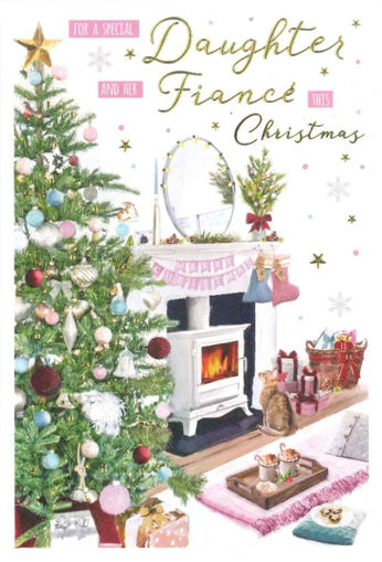 Picture of DAUGHTER & HER FIANCE CHRISTMAS CARD